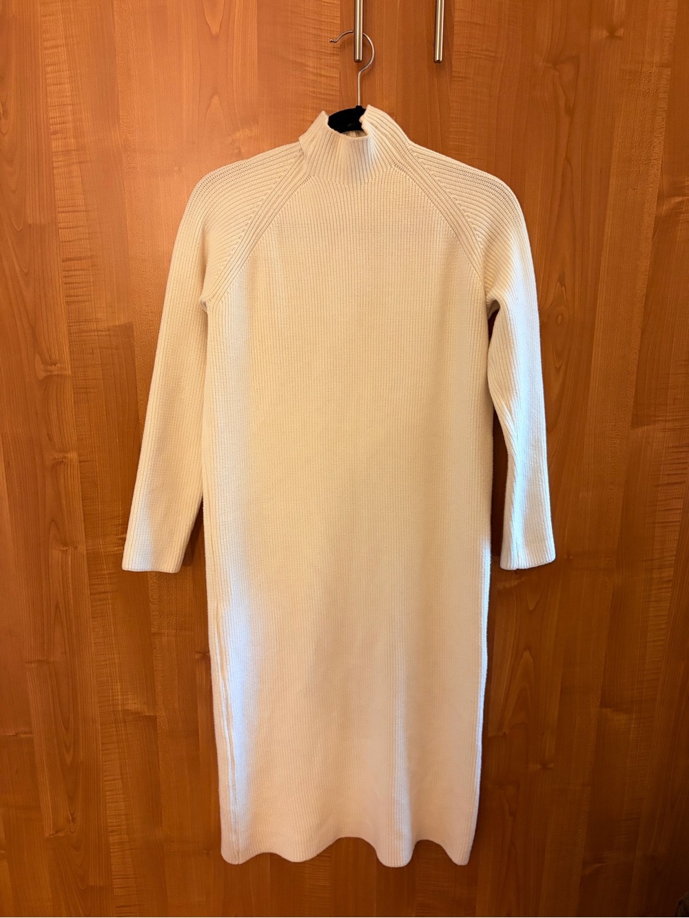 Zara Cream Knit Sweater Dress